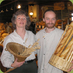 Sharon with Wildfire Bakery Owner